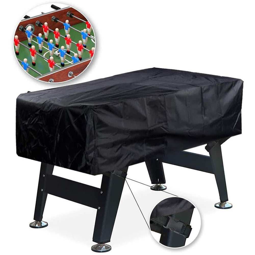 KG0212 Foosball Table Cover Outdoor Waterproof Patio Coffee Chair Billiard Soccer Table Dust Cover (420D Silver Coating) KG0212 Foosball Table Cover Outdoor Waterproof Patio Coffee Chair Billiard Soccer Table Dust Cover (420D Silver Coating)